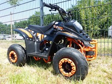 125ccm Quad ATV Automatikgetriebe 6 Zoll Kinderquad 4Takt KXD Quad Schwarz