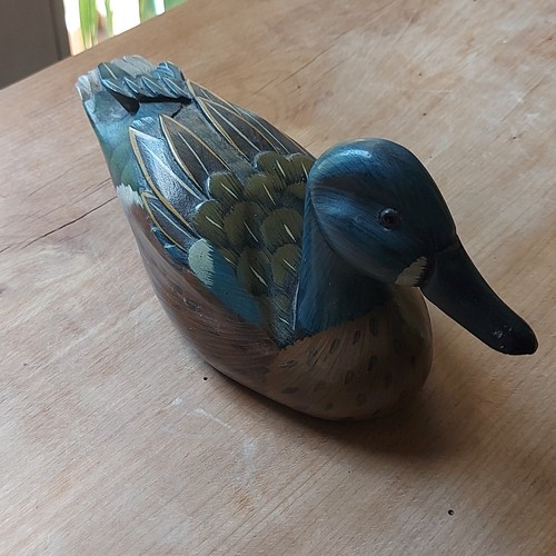 Dekofigur vogel ente blau - vogel/ente,