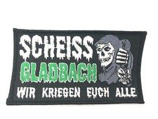 Fussball Aufnäher "Scheiss