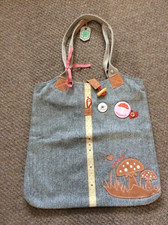 Adelheid Glückzpilz Tasche - grau