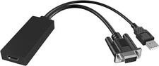 ICY BOX RAIDSONIC VGA und AUDIO auf HDMI Adapter Full HD Video-Formatwandler