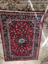 Orient Teppich Keshan Blau / Rot 140*100 cm