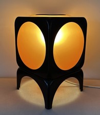 Space Age Tischlampe Poker Dice Lars Schioler für Hoyrup Dänemark 1970