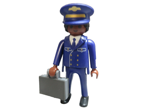 Playmobil figuren pilot mit - |,