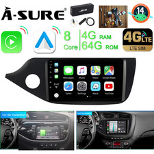 DAB+ 8-Kern 4+64GB Android 14