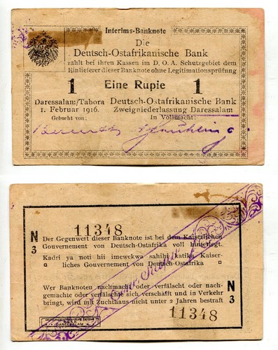 Rupie doa 1916 serie - ,