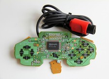 NINTENDO 64 Original Ersatzteil: Controller Platine 'Rot' + Kabel