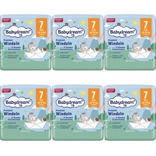 6 x 26 Windeln | Babydream Premium Windeln Größe 7 XXL ab 16 kg Auslaufschutz