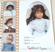 Katalog Rothkirch Puppen  Ausgabe 19 , 1992/93