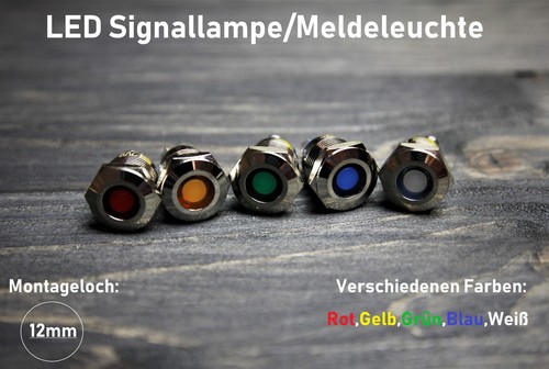 Signallampe meldeleuchte ø12 - signallampe,