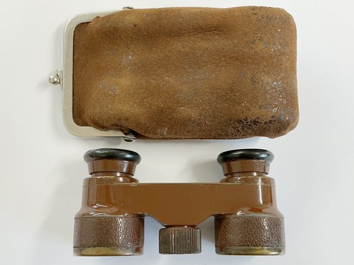 Antikes opernglas leder - opernglas, &