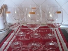 6 Roteingläser Bordeauxgläser von "Nachtmann" , Klarglas, neuwertig!