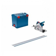 Bosch Tauchsäge GKT 55 GCE + FSN 1400, präzise Schnitte, blau