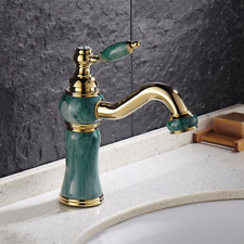 Wasserhahn Marmor Naturstein Badezimmer Armatur modern edel vintage Messing neu