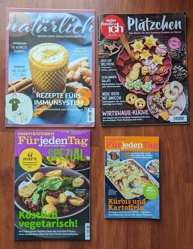 Zeitschriften rezepte - 4x,