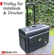 KOFFER NOTEBOOKKOFFER TROLLEY FÜR DRUCKER HP OJ 100 150 200 250 UND NOTEBOOK KD1