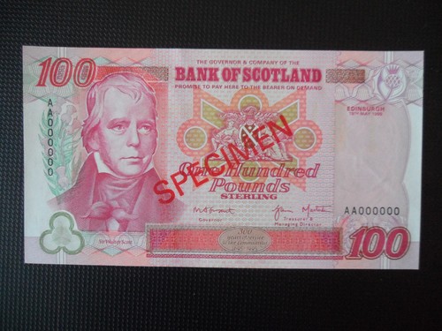 Bank scotland 1999 100 - of, £100