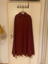 Yves Saint Laurent Vintage Cape Mantel Bordeaux Wolle