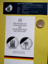 10 DM 1989 J Silber, 800 Jahre