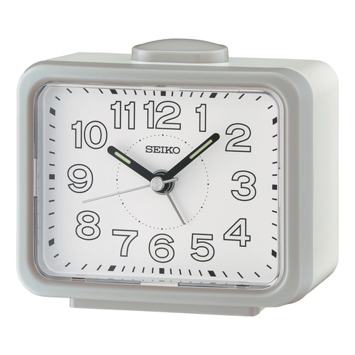 Seiko grey bedside bell alarm - seiko,
