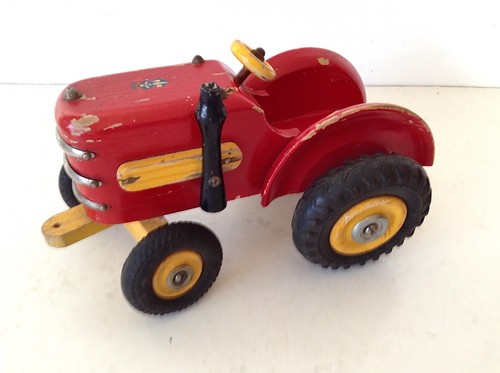 Alter holz traktor rot - holz, werto