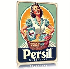 Blechschild Werbeschild Waschmittel Persil Metallschild TEL2952