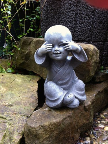 Deko figuren buddha sitzend - deko,