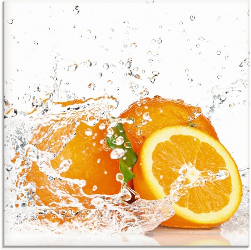 Artland glasbild orange - artland, mit