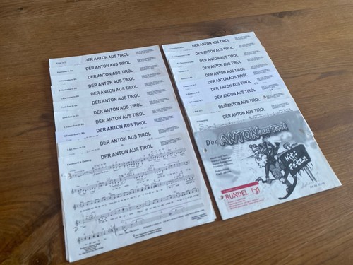 Noten der anton aus - noten:,