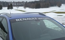 Blendstreifen für Renault Schwarz Scheibenkeil Sonnenblendstreifen Blendkeil