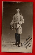 Super Portrait Soldat Garde Kürassier Garde Du Corps mit Adler Potsdam signiert