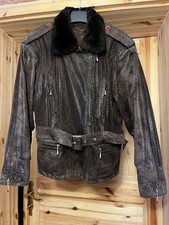 Lederjacke braun Damen Größe