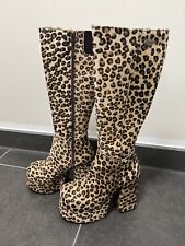 NEU Buffalo Plateau Stiefel Sammler 38 Retro 90er T-24400 Vintage Leopard RAR