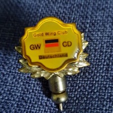 Seltene Anstecknadel Motorsport Motorrad Gold Wing Club Deutschland
