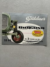 Original Prospekt Güldner Burgund Traktor Schlepper Faltprospekt Fendt Schlüter