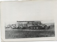 Z1250 Foto Russland WH 12to Halbkette SdKfz 8 8,8cm Flak - Geschütz Panzer