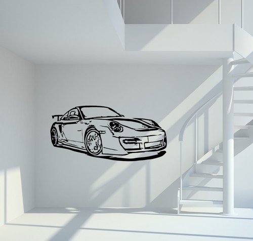 Wandtattoo porsche 911 - porsche,