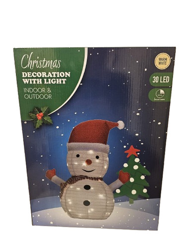 Weihnachtsdeko schneemann mit - weihnachtsdeko,