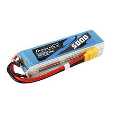Gens Ace 5000mAh 18.5V 60C 5S Lipo Akku Mit XT90 Stecker Für 700 Size RC Heli DE