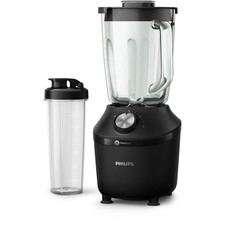 Philips Standmixer 3000 Series, 2 Stufen, 1.25 L, 600 W, Schwarz (HR2291/41)