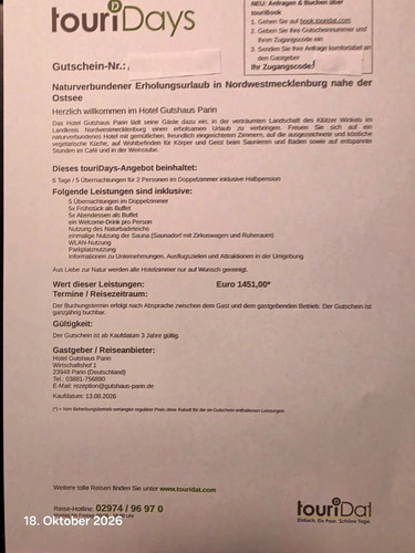 Touridays hotel gutshaus parin - touridays,