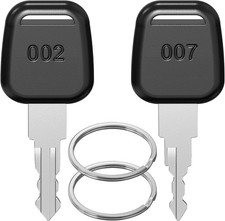 Ancable 2 TSA Schlüssel, Für TSA007 & TSA002 Gepäckschlösser, Kofferzubehör