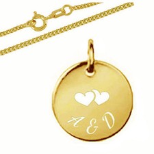 Namenskette mit Motivgravur ,Silber 925, versch. Silberfarben, Inkl.GRAVUR