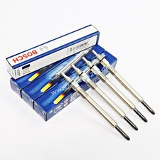 4x Bosch Glühkerzen für Jeep Cherokee KJ Chrysler Voyager IV RG RS 2.5 2.8 CRD