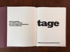 Klaus Fußmann Tage Edition