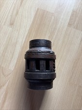 Radnabe Holz Deko Dunkelbraun