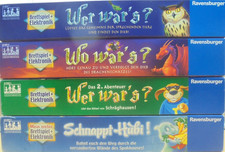4er Set Ravensburger : Wer war's? 1 + 2, + Wo war´s?, + Schnappt Hubi, komplett