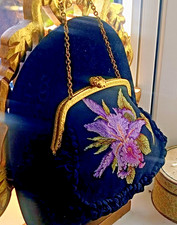 antike petit Point Abendtasche