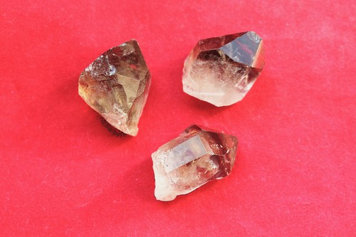 *Rauchquarz-Spitzen/Natur*3St