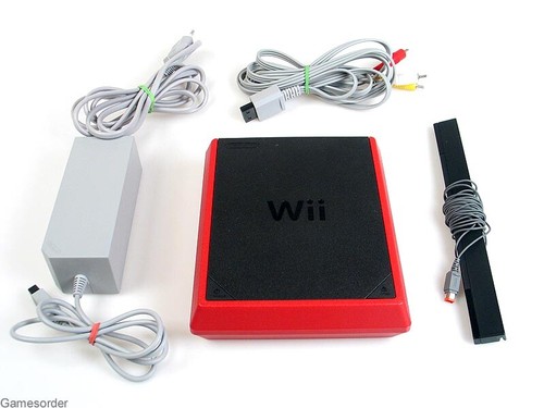 Nintendo wii mini konsole rot - mini, (rot